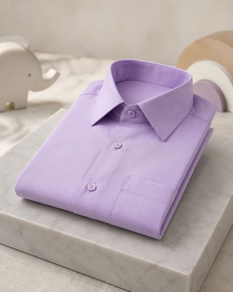 Pastel Lavender Business Shirt